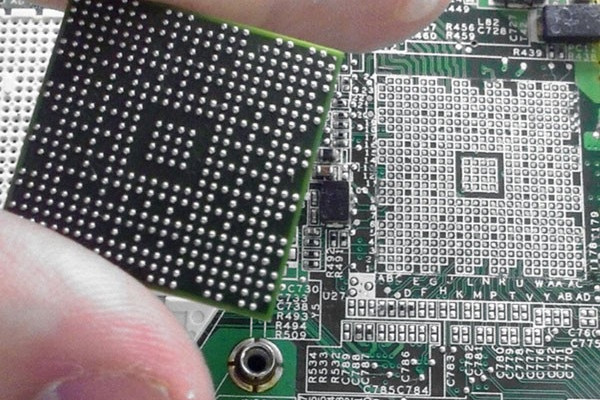 Ремонт сокета материнской платы