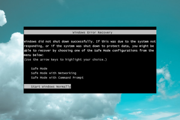 Ошибка Windows Boot Manager при запуске ПК