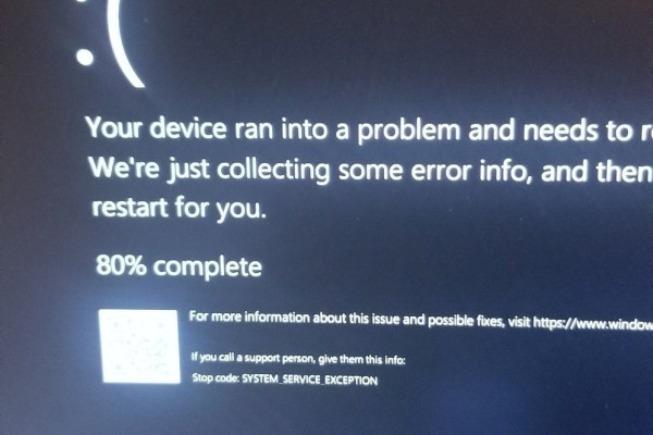 System Service Exception в Windows