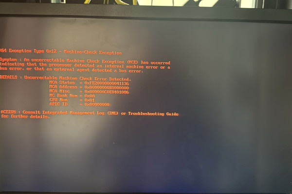 Ошибка MACHINE CHECK EXCEPTION в Windows
